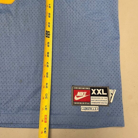 Vintage Denver Nuggets Jersey Carmelo Anthony  Mens 2XL+2 Length Nike Blue - Picture 3 of 16